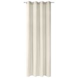 Rideau uni touché peau de pêche avec anneaux 140x240cm (3 modèles)