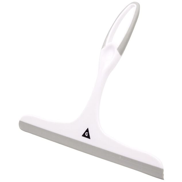 Raclette &agrave; vitres plastique blanc L.25 cm