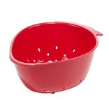 Passoire plastique rouge forme fraise