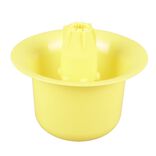 Pied de parasol de plage jaune