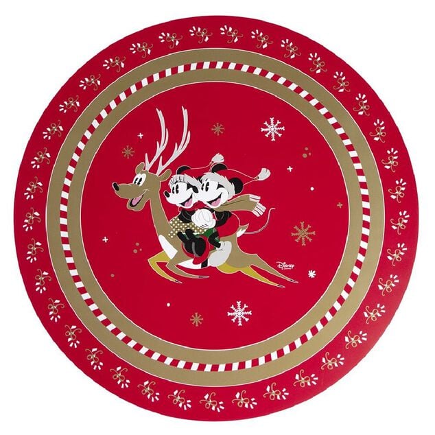Set de table Disney Mickey &Oslash;35cm - rouge ou vert