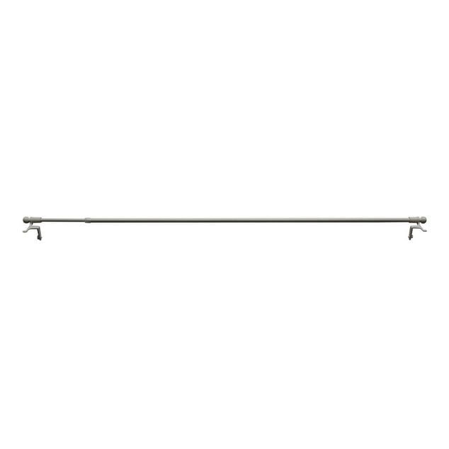 Tringle &agrave; pression Extensible M&eacute;tal Blanc 80-110 cm