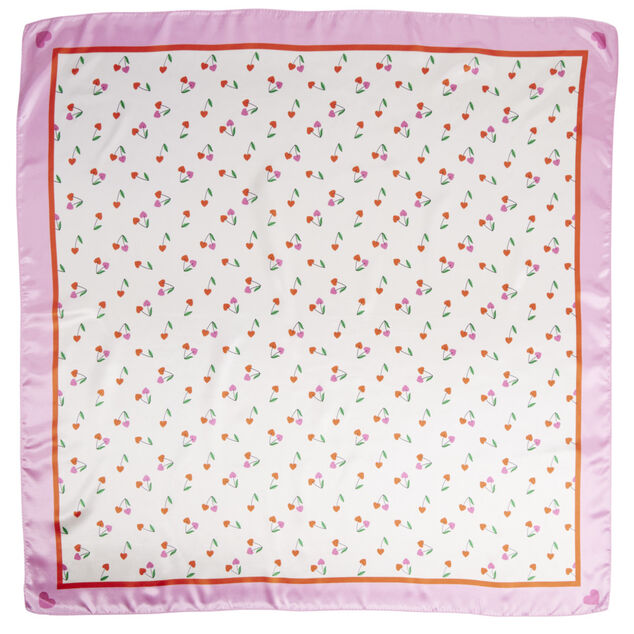 Bandana en tissu motif color&eacute; 90x90cm (5 mod&egrave;les)