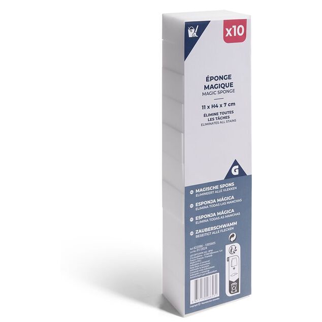 Lot de 10 &eacute;ponges magiques