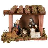 Crèche de Noël et santons