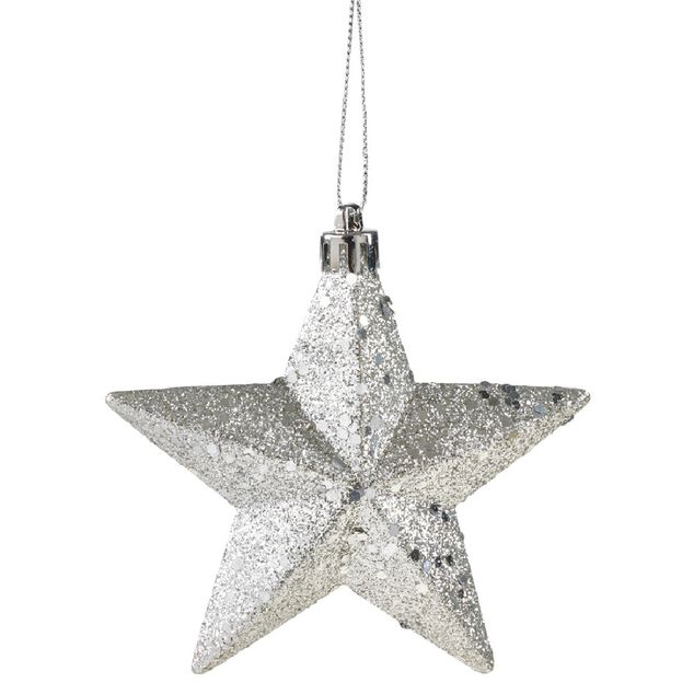 &Eacute;toile de No&euml;l &agrave; suspendre paillettes