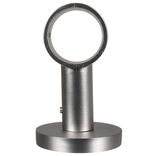 Support plafond pour tringle gris m&eacute;tal