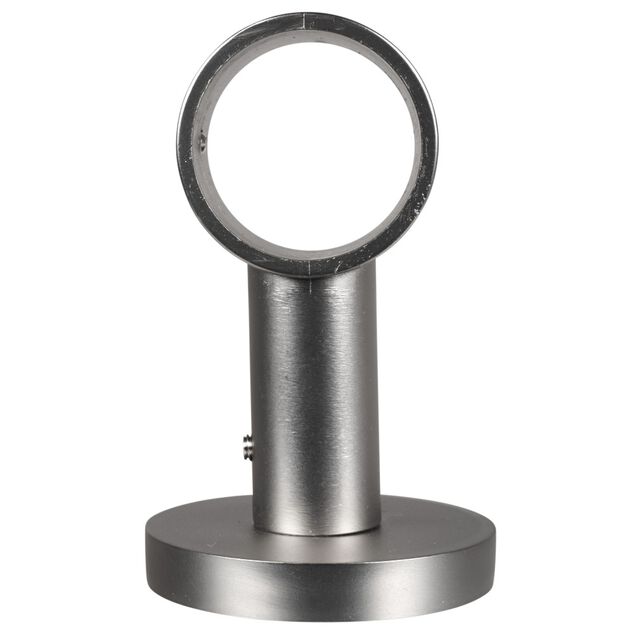 Support plafond pour tringle gris m&eacute;tal