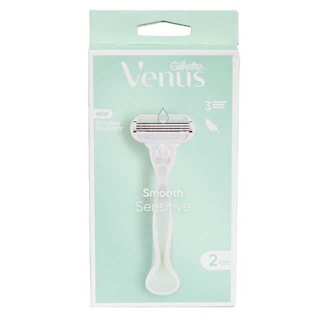 Rasoir jetable Femme Venus Gillette® + 2 lames peaux sensibles