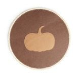 Set de table rond citrouille marron Ø38cm