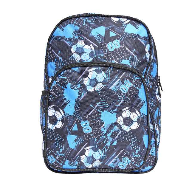 Sac &agrave; dos motif ballon de sport 22x15xH31cm - 2 mod&egrave;les basket ou foot