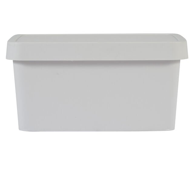 Boîte de rangement avec couvercle beige 3,6 L