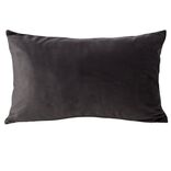 Housse de coussin velours 30x50cm gris