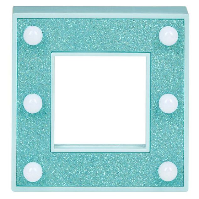 Miroir lumineux &agrave; paillettes