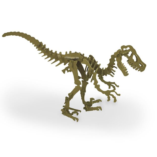 Puzzle 3D en papier carton brun (4 modèles)