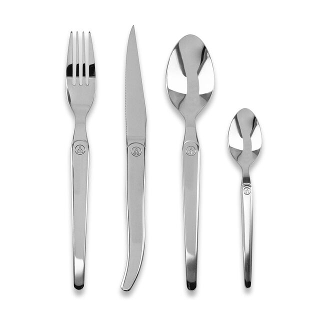 M&eacute;nag&egrave;re Laguiole Intuition 16 pi&egrave;ces inox brillant
