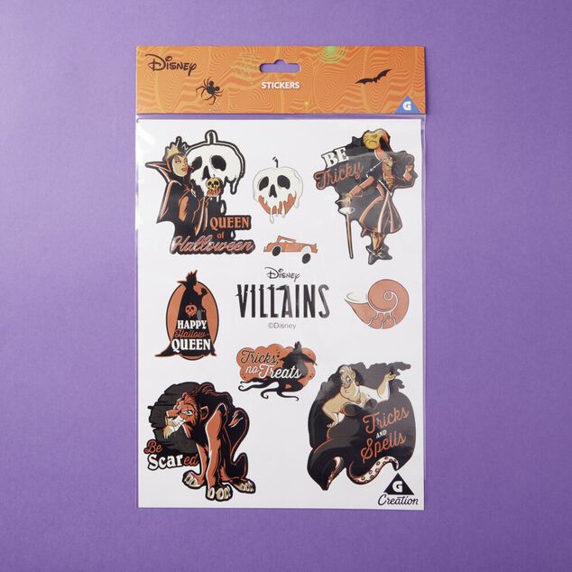 Stickers Disney Hallloween Villains