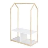 Penderie pour enfant en bois avec 2 casiers 42x7xH132cm