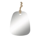Miroir avec corde &agrave; suspendre 25xH30cm