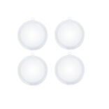 Boule de Noël transparente à garnir x4