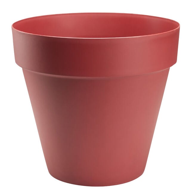 Cache pot rouge carmin 43L