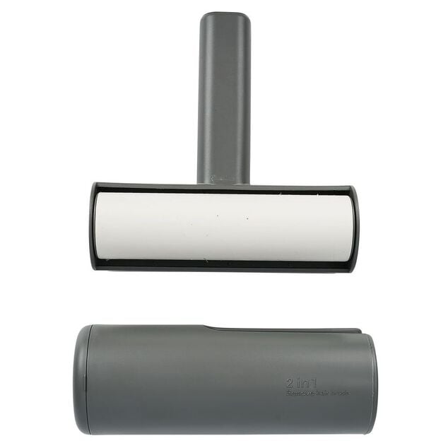Brosse de nettoyage attrape-poils 2en1