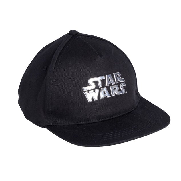 Casquette Star Wars coton noir et argent&eacute;
