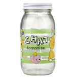 Tirelire kawaii Chat économise bocal verre transparent