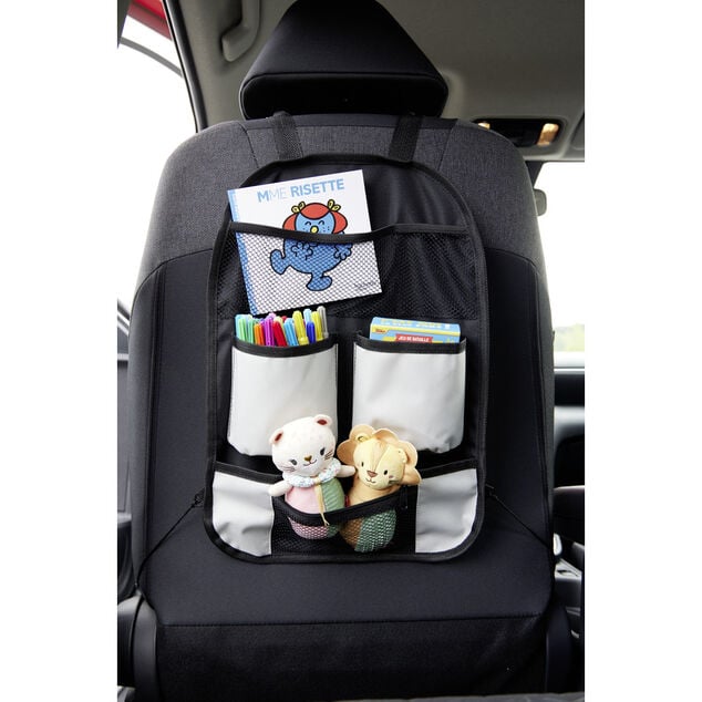 Organisateur de voiture prot&egrave;ge si&egrave;ge arri&egrave;re multipoches 31x43cm