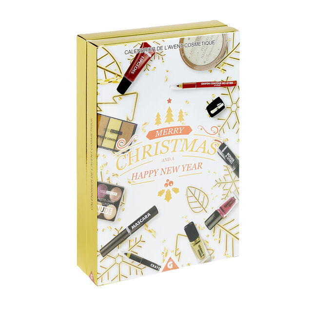 Calendrier de l'avent maquillage et beaut&eacute; 24 cases