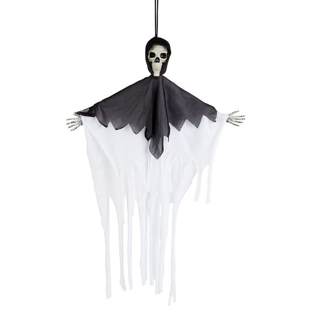 Squelette suspendu fluo Halloween H50cm (3 mod&egrave;les)