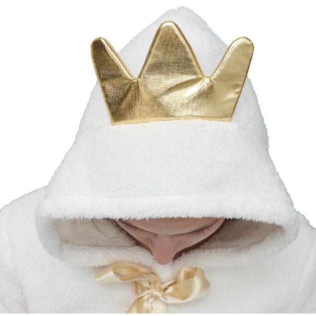 Pyjama combinaison princesse blanc dor&eacute; femme Taille M