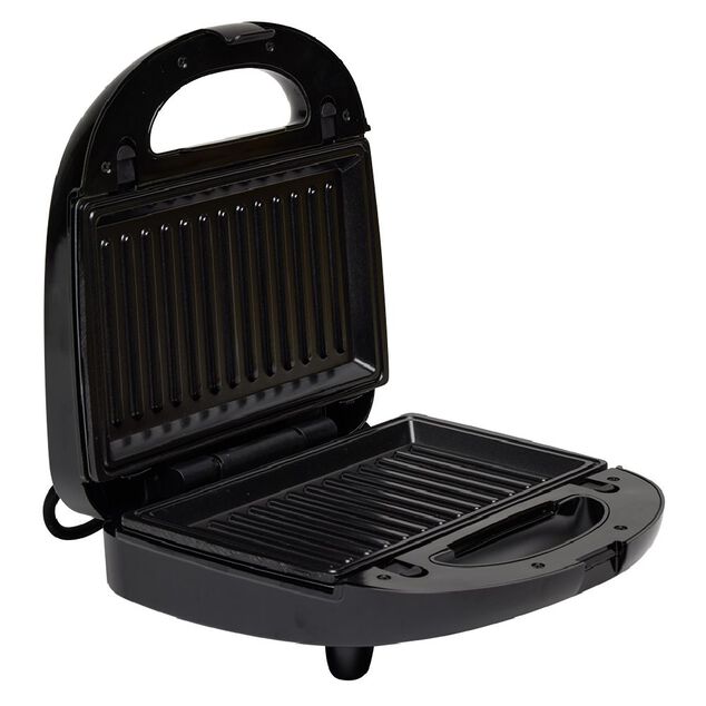 Appareil &agrave; croque monsieur 3en1 gaufre et grill 750W