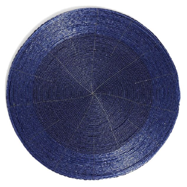 Set de table rond brillant &Oslash;33cm - 4 mod&egrave;les