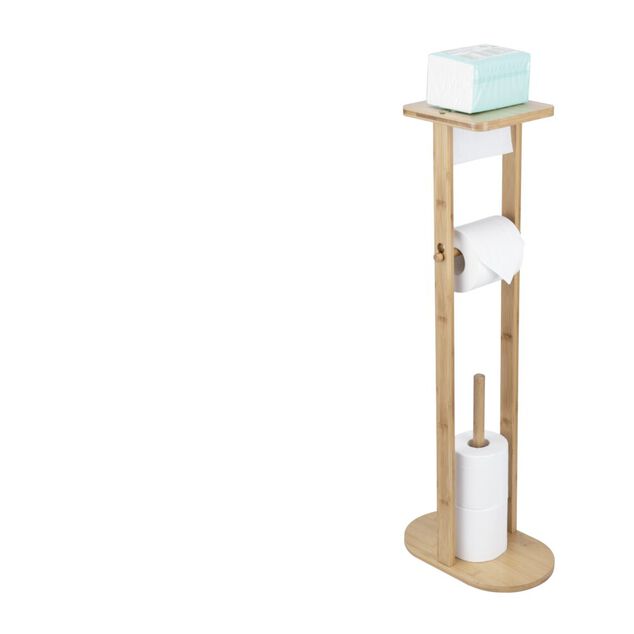 Support papier toilette bambou 30x18xH80cm