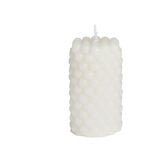Bougie cylindrique design bulle Ø5xH9cm