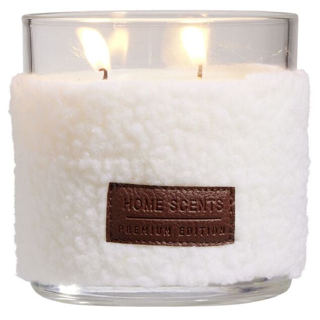 Bougie parfum&eacute;e d&eacute;co laine
