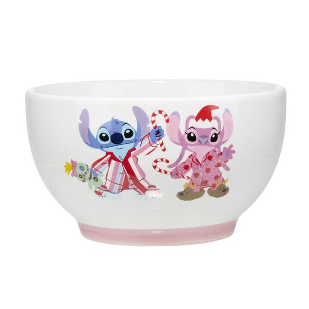 Bol Disney Stitch No&euml;l c&eacute;ramique blanc &Oslash;13cm