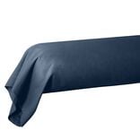 Taie de traversin 85x185cm 100% coton bleu marine