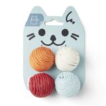 Lot de 4 balles pour chat &Oslash;4cm