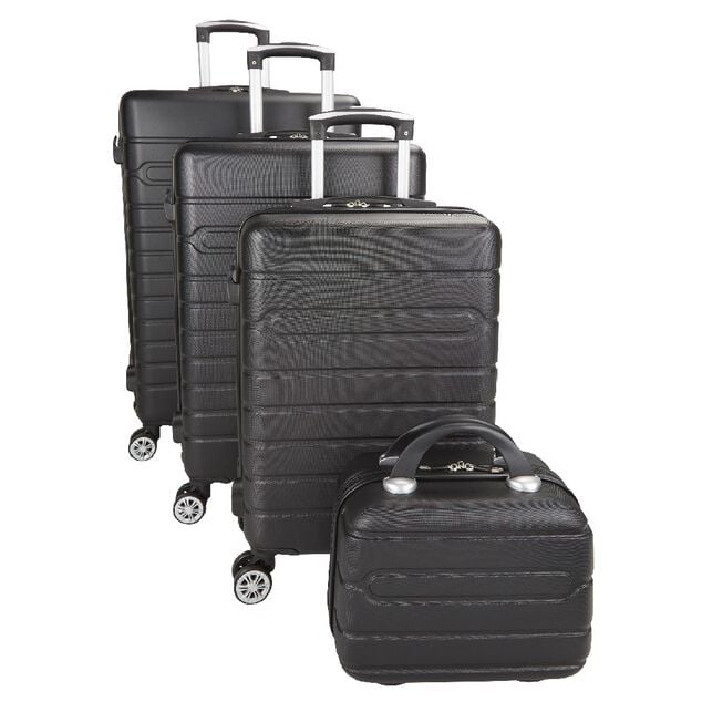 Valise rigide plastique noir H66cm