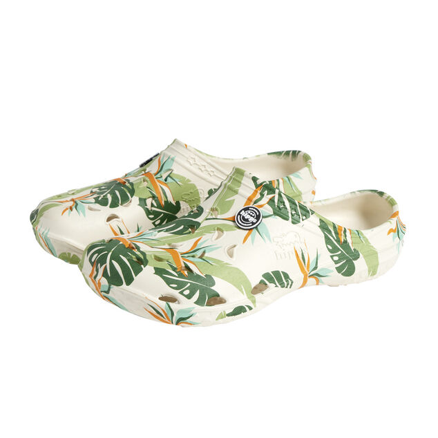 Sabots Hipps femme plastique motif tropical 36/37