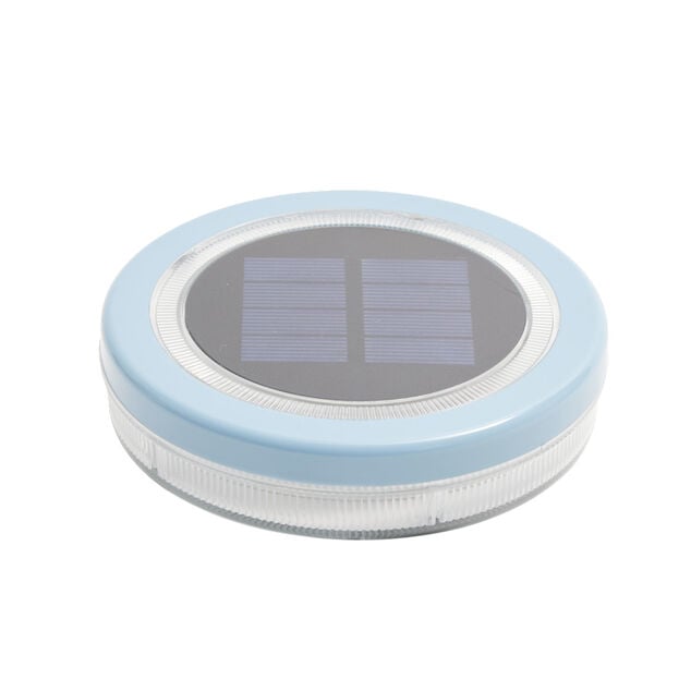 Lumi&egrave;re flottante solaire pour piscine &Oslash;11,5xH2,5cm