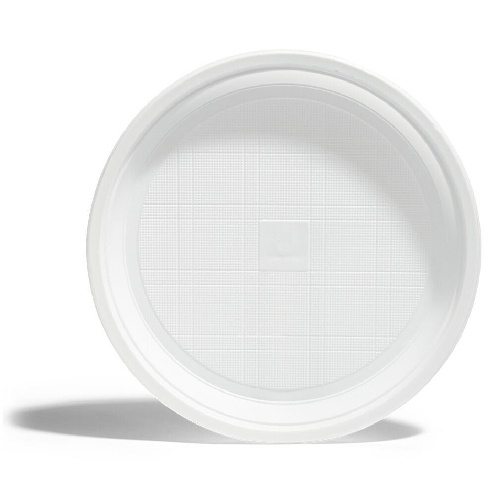 Lot De 50 Assiettes En Plastique Transparent à Bord Doré AKOLAFE - 2 Tailles Réutilisables (19 Cm Et 26 Cm) Pour Fêtes Et Mariages - 1
