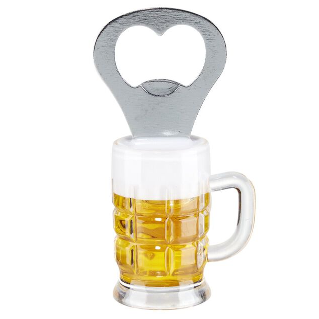 D&eacute;capsuleur figurine aimant&eacute;e design bi&egrave;re H10cm (3 mod&egrave;les)