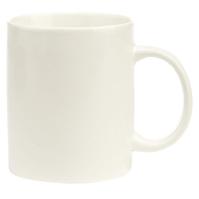 Mug fond doigt d'honneur blanc