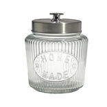Bocal de conservation 1.4L verre couvercle m&eacute;tal &Oslash;11,5xH18cm