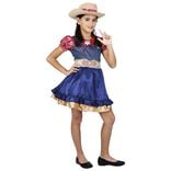 D&eacute;guisement fille Cowgirl robe et chapeau rouge bleu 11/14 ans