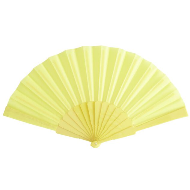 &Eacute;ventail couleur unie manche plastique L23cm (6 mod&egrave;les)