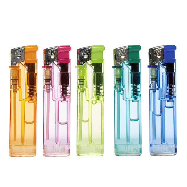 Briquet &eacute;lectronique jetable transparents x5